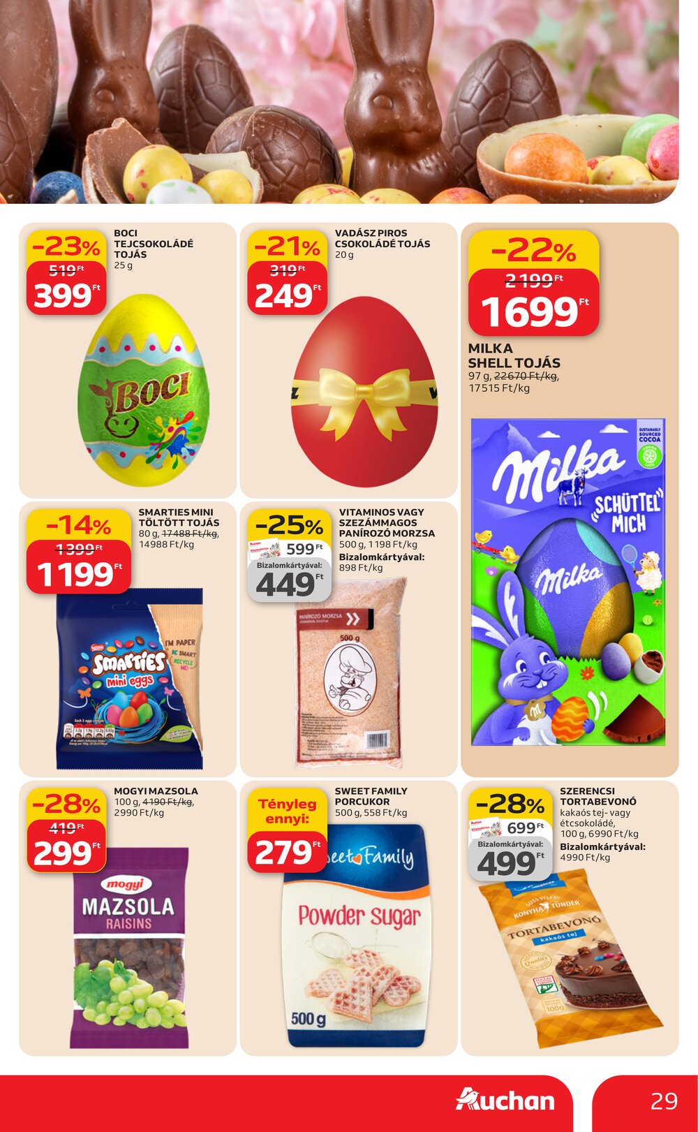 Auchan akciós újság 2026.03.12-től - 29. oldal.