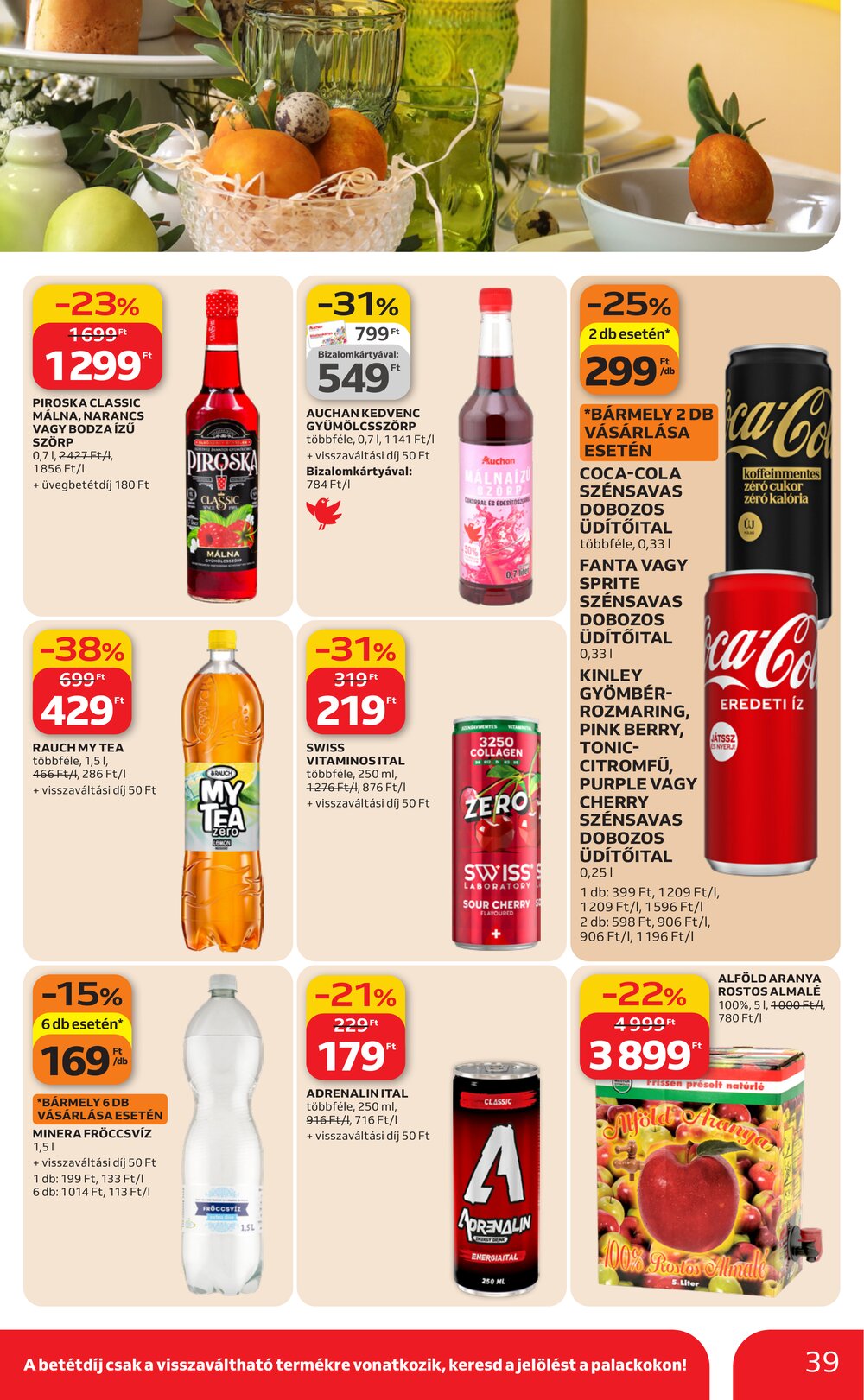 Auchan akciós újság 2026.03.12-től - 39. oldal.