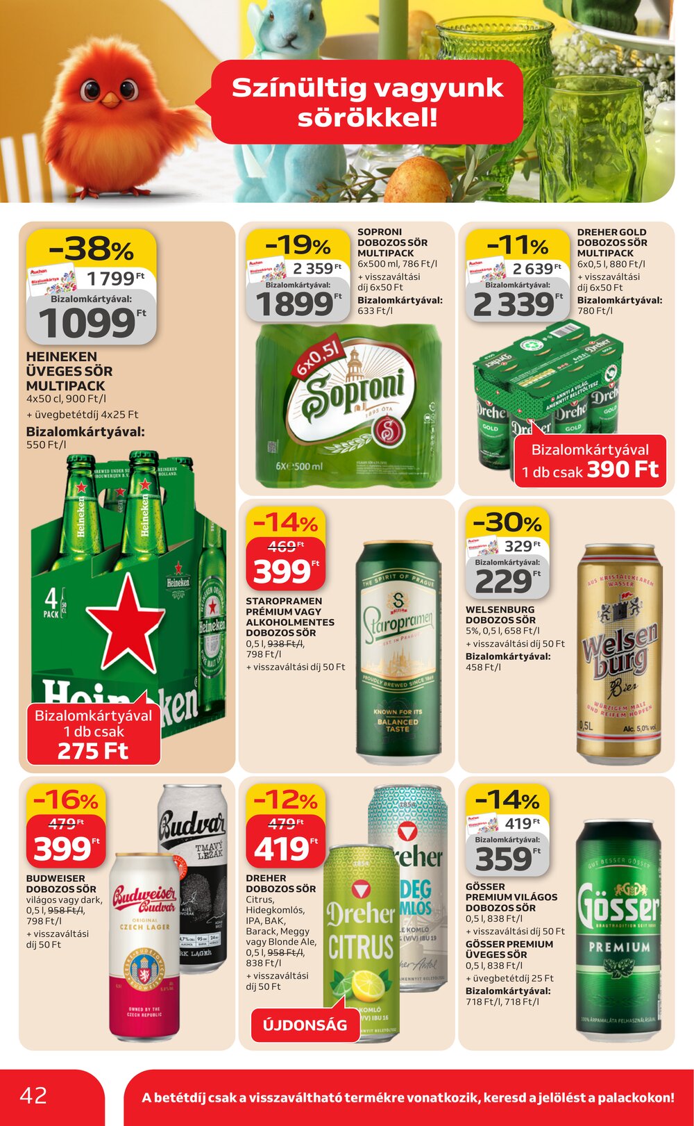 Auchan akciós újság 2026.03.12-től - 42. oldal.