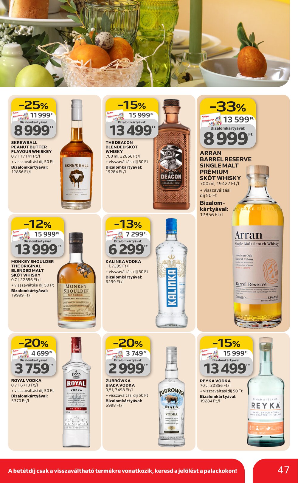 Auchan akciós újság 2026.03.12-től - 47. oldal.