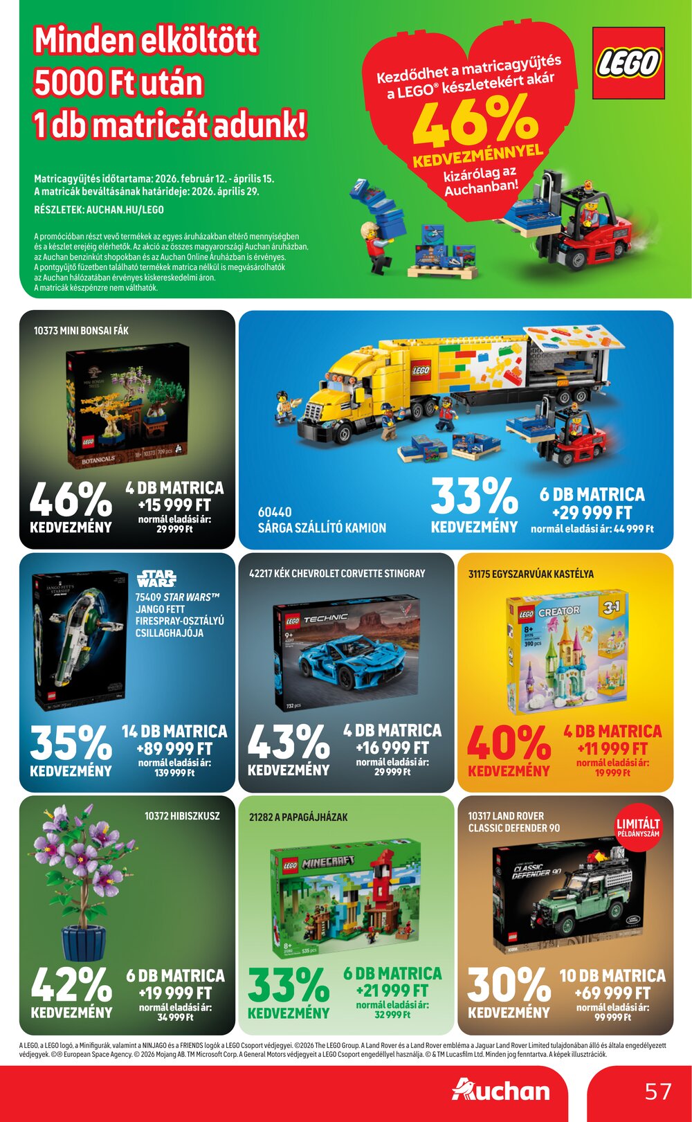 Auchan akciós újság 2026.03.12-től - 57. oldal.