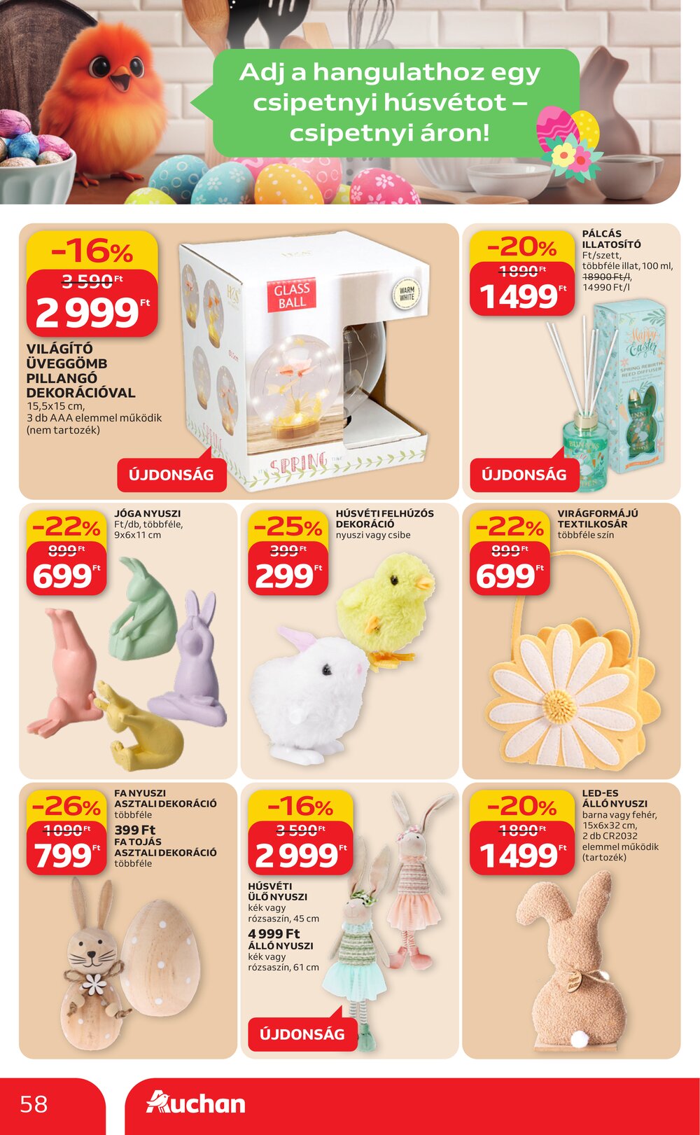 Auchan akciós újság 2026.03.12-től - 58. oldal.