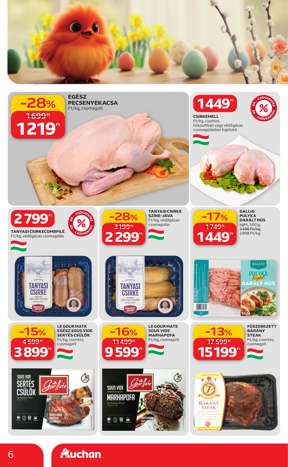 Auchan akciós újság 2026.03.12-től - 6. oldal.