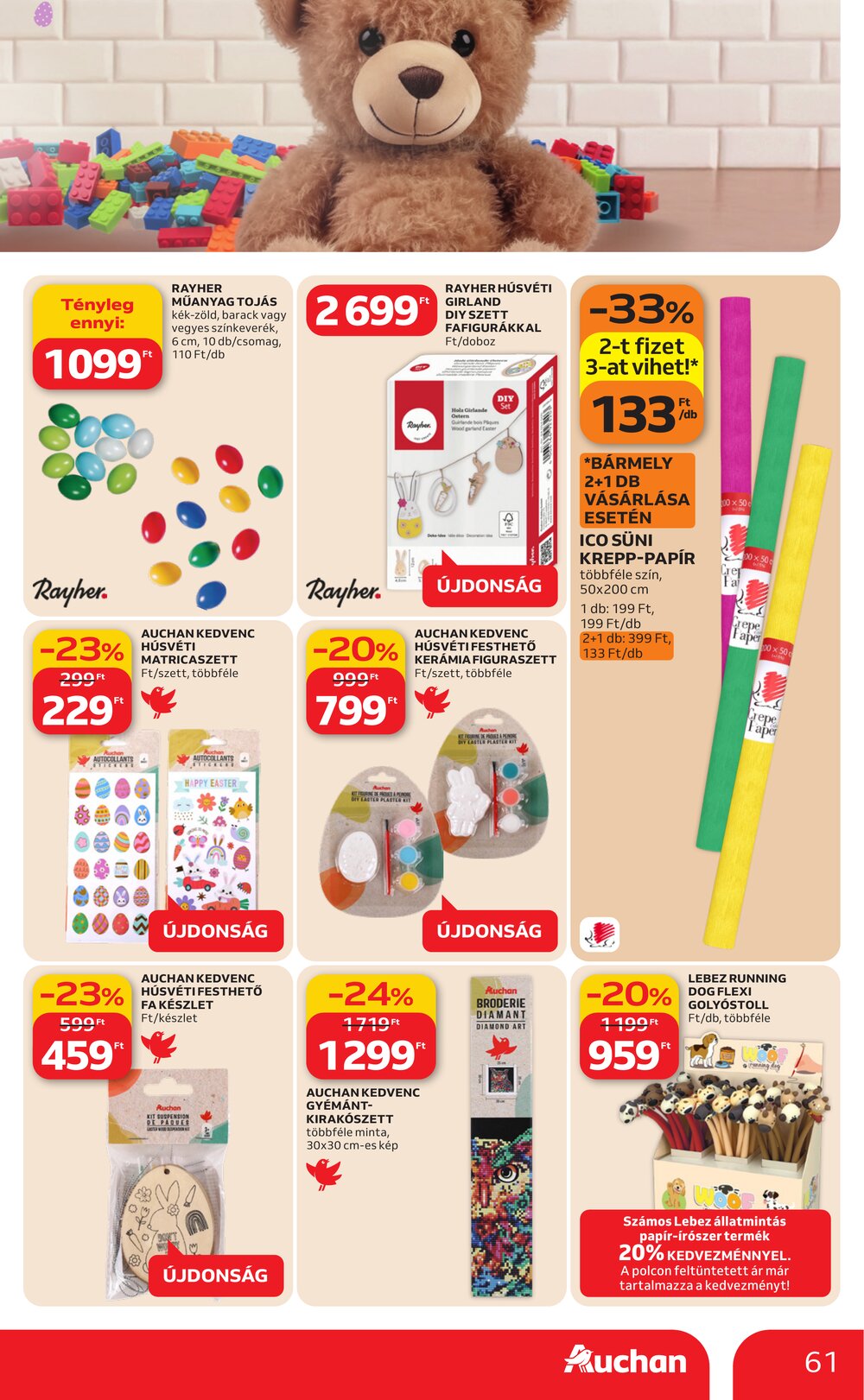 Auchan akciós újság 2026.03.12-től - 61. oldal.