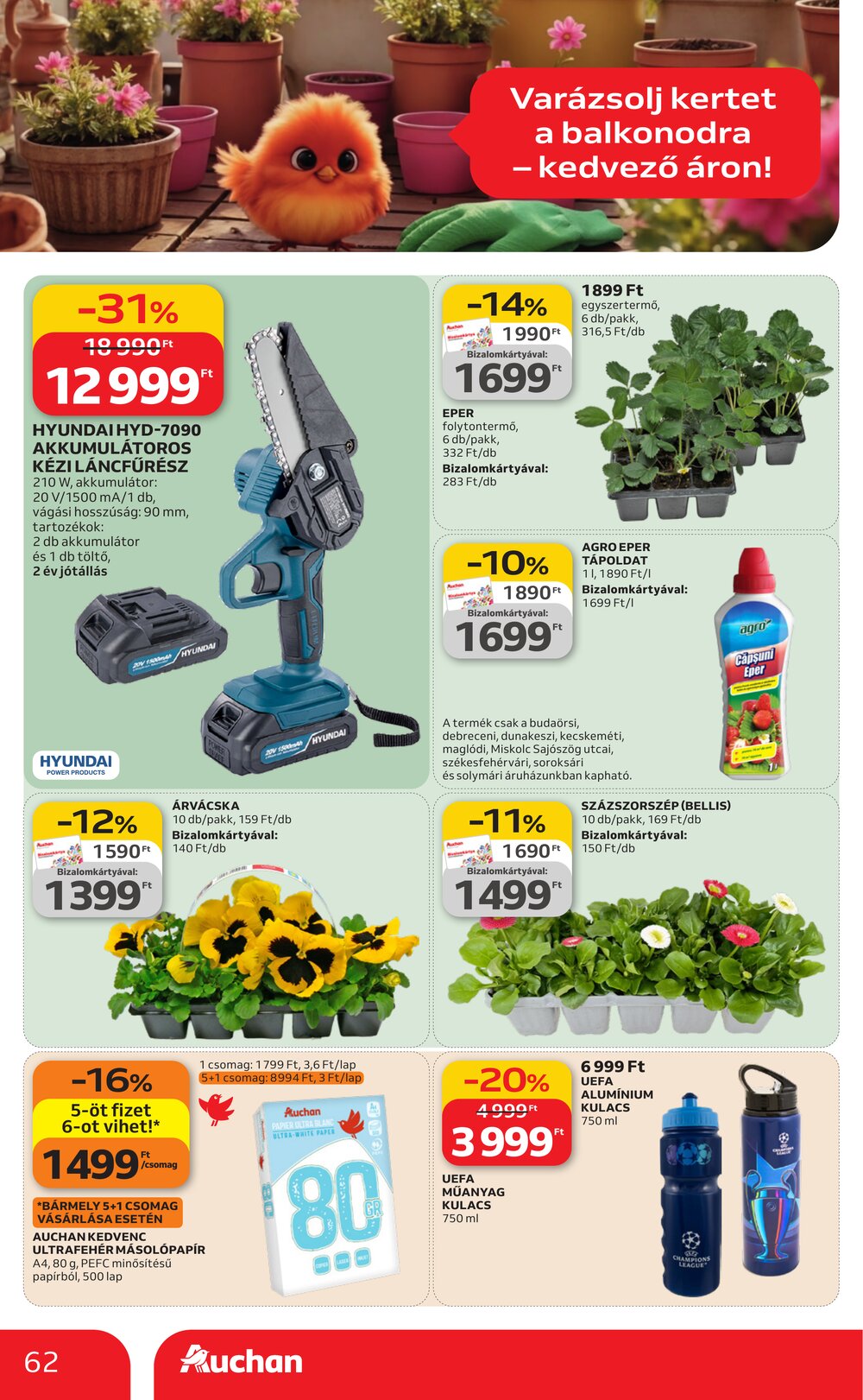 Auchan akciós újság 2026.03.12-től - 62. oldal.