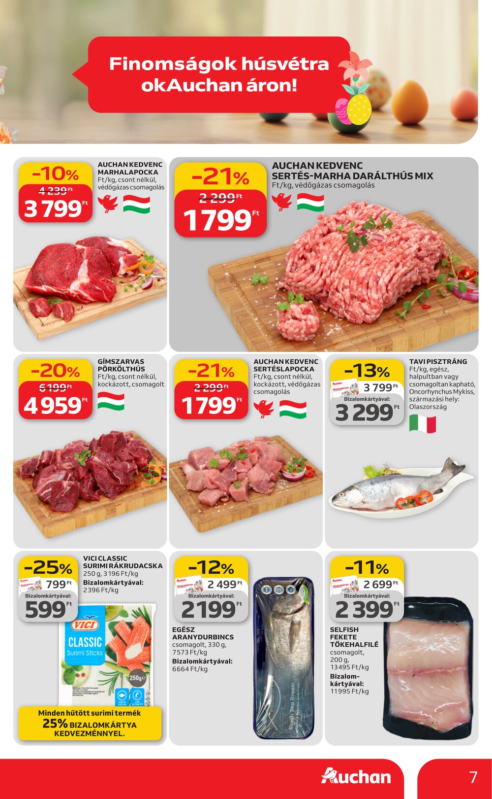 Auchan akciós újság 2026.03.12-től - 7. oldal.
