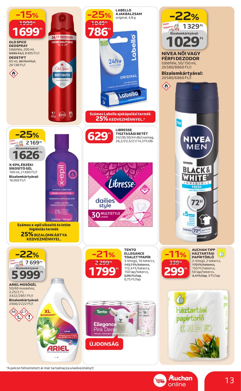 Auchan akciós újság 2026.03.12-től - 13. oldal.