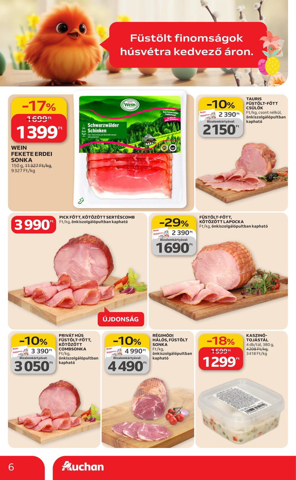 Auchan akciós újság 2026.03.12-től - 6. oldal.