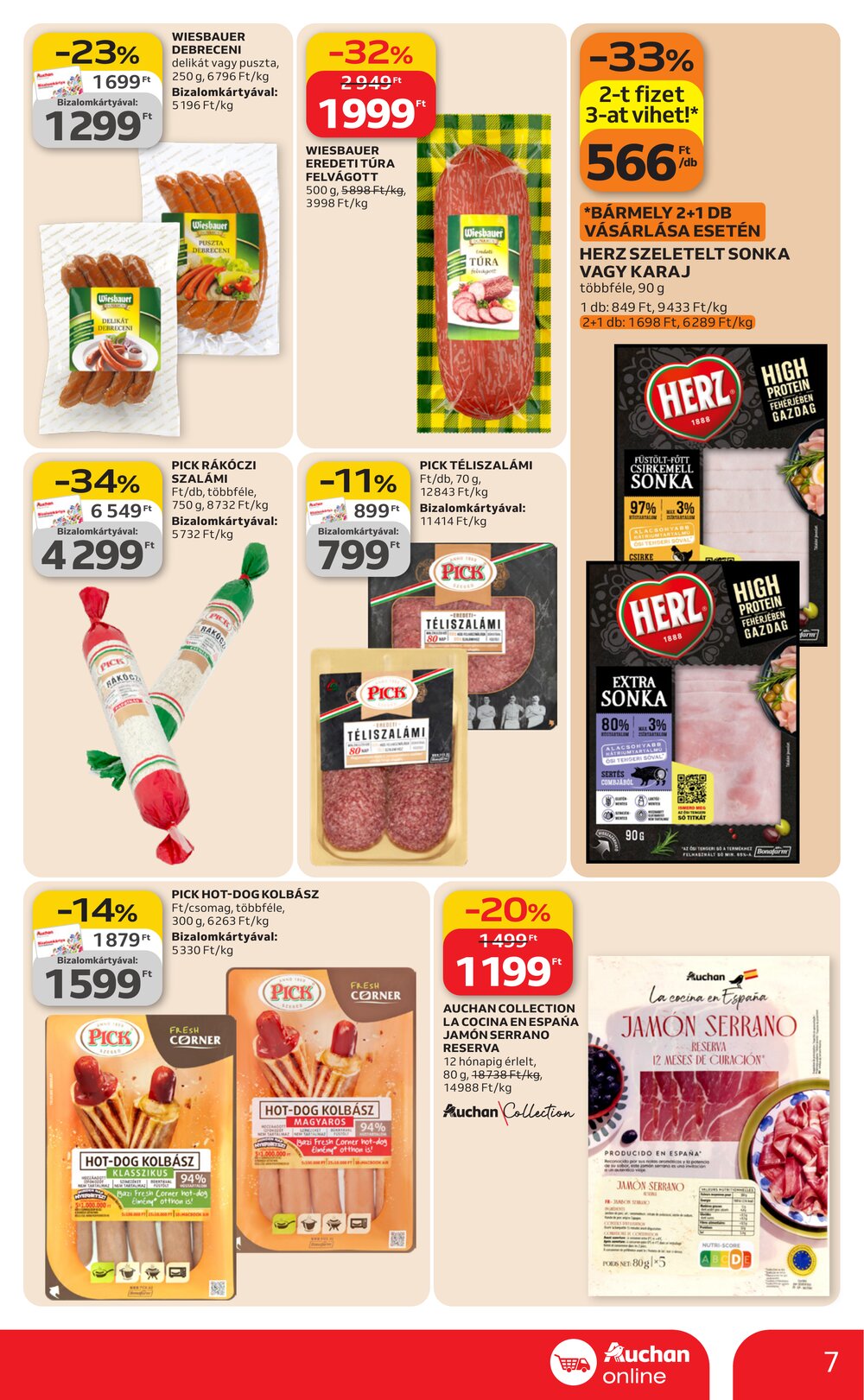 Auchan akciós újság 2026.03.12-től - 7. oldal.