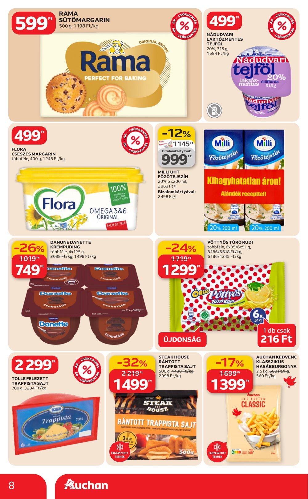 Auchan akciós újság 2026.03.12-től - 8. oldal.