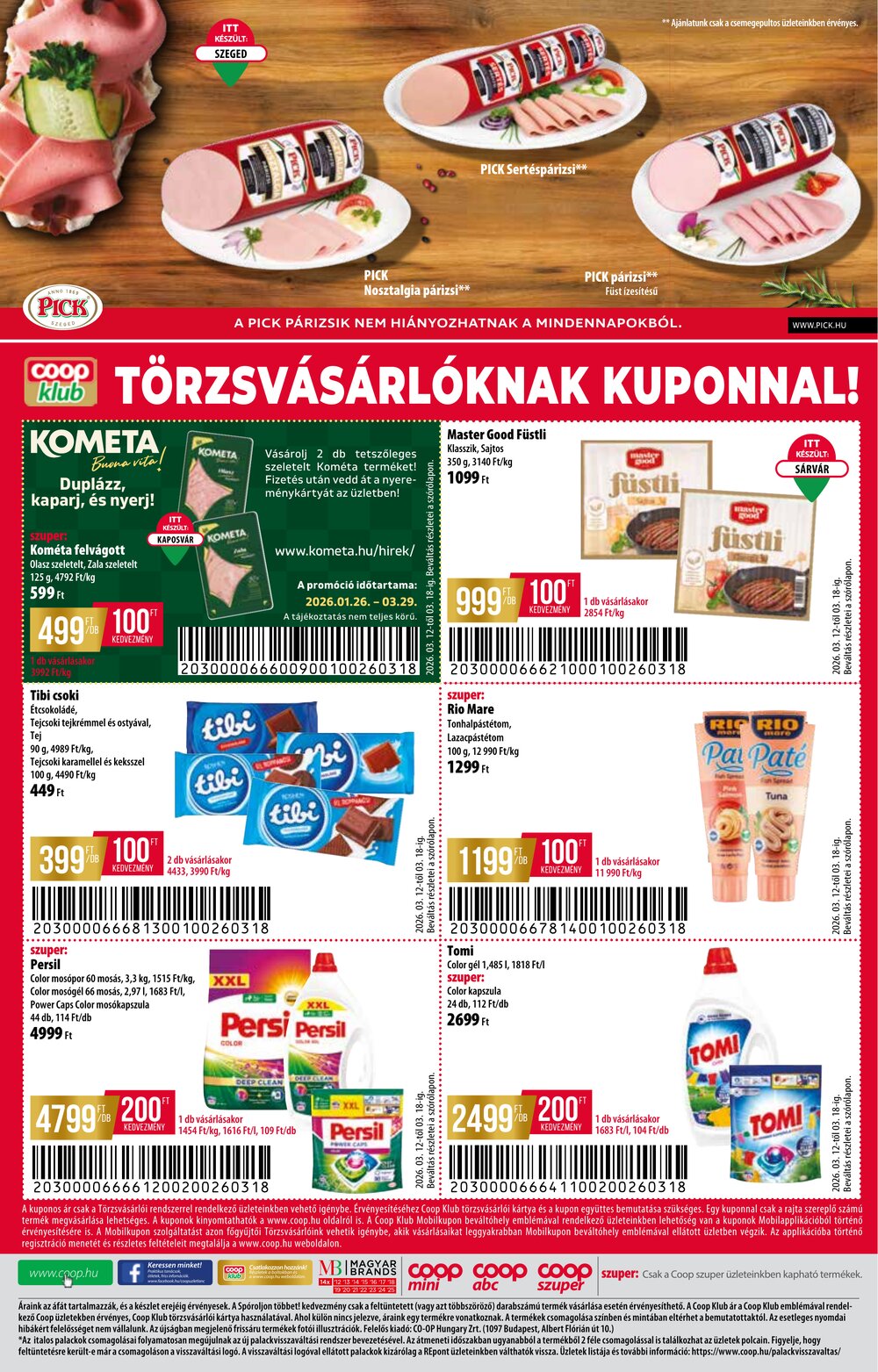 Coop akciós újság 2026.03.12-től - 12. oldal.