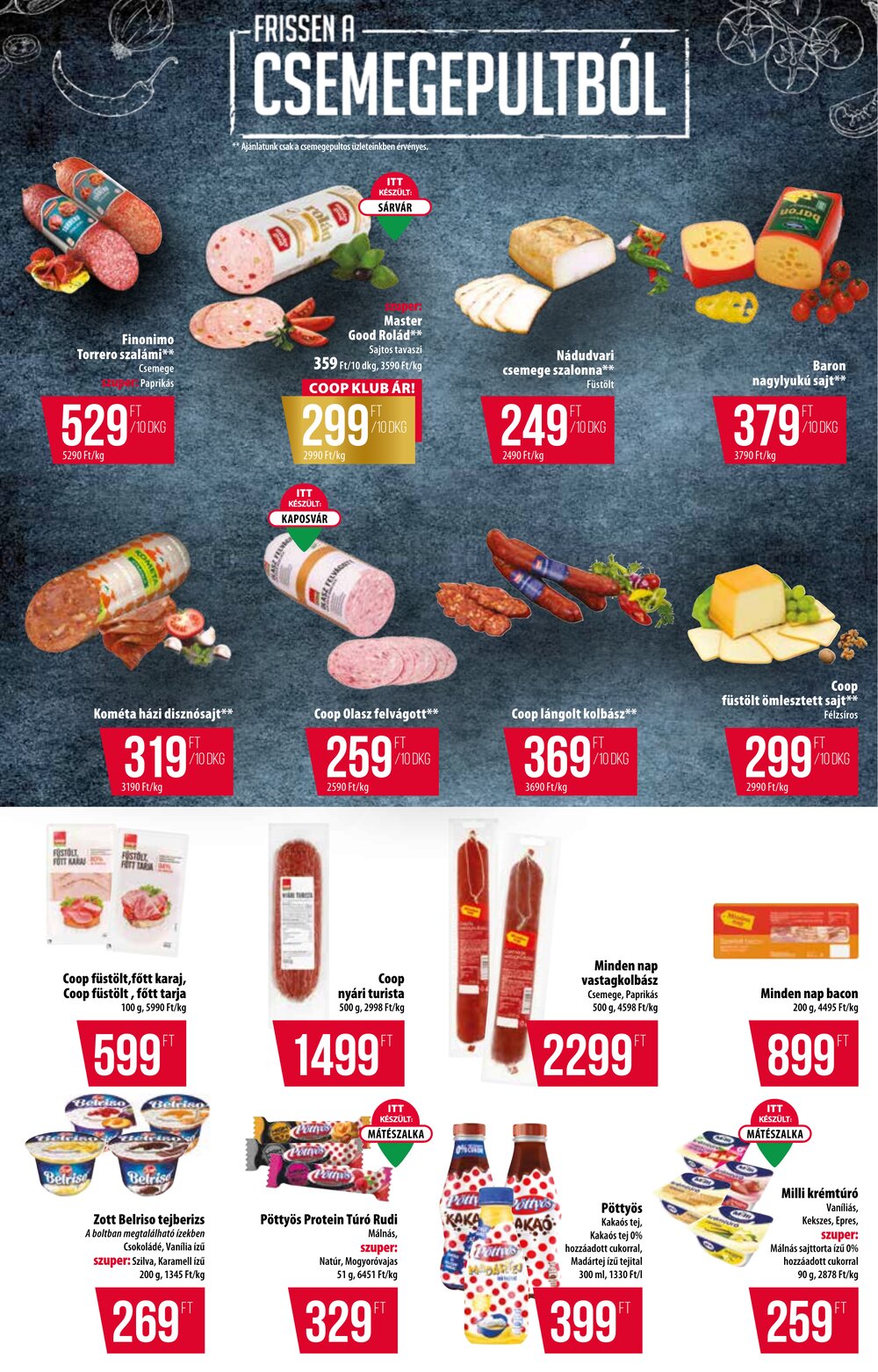 Coop akciós újság 2026.03.12-től - 2. oldal.