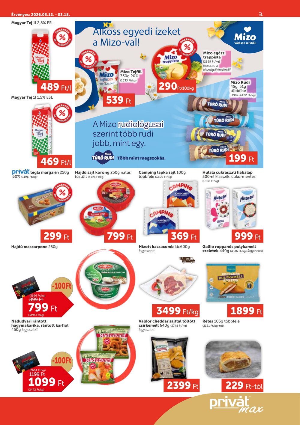 Privát akciós újság 2026.03.12-től - 3. oldal.