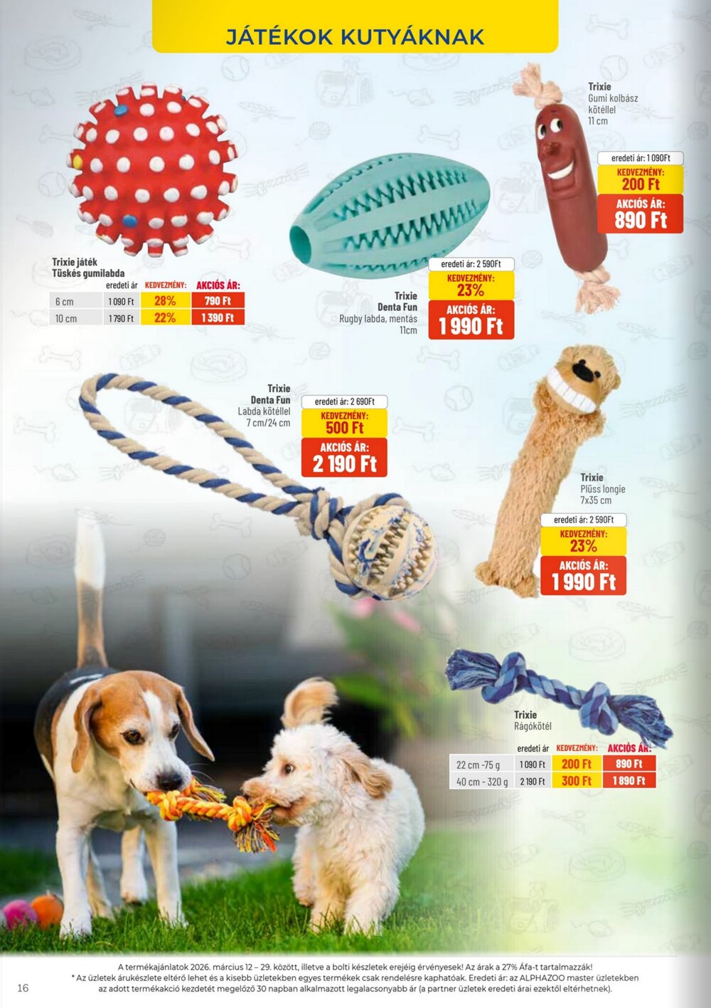 AlphaZoo akciós újság 2026.03.12-től - 16. oldal.