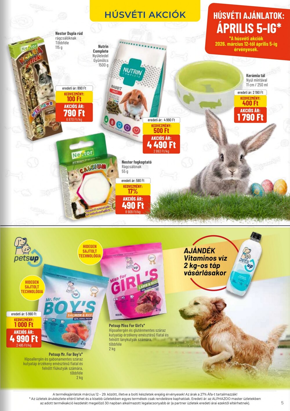 AlphaZoo akciós újság 2026.03.12-től - 5. oldal.