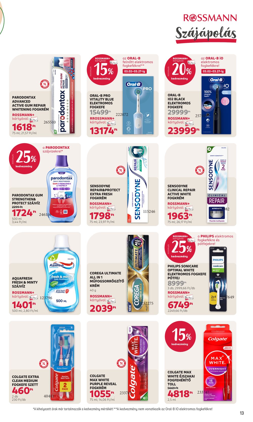 Rossmann akciós újság 2026.03.16-tól - 15. oldal.