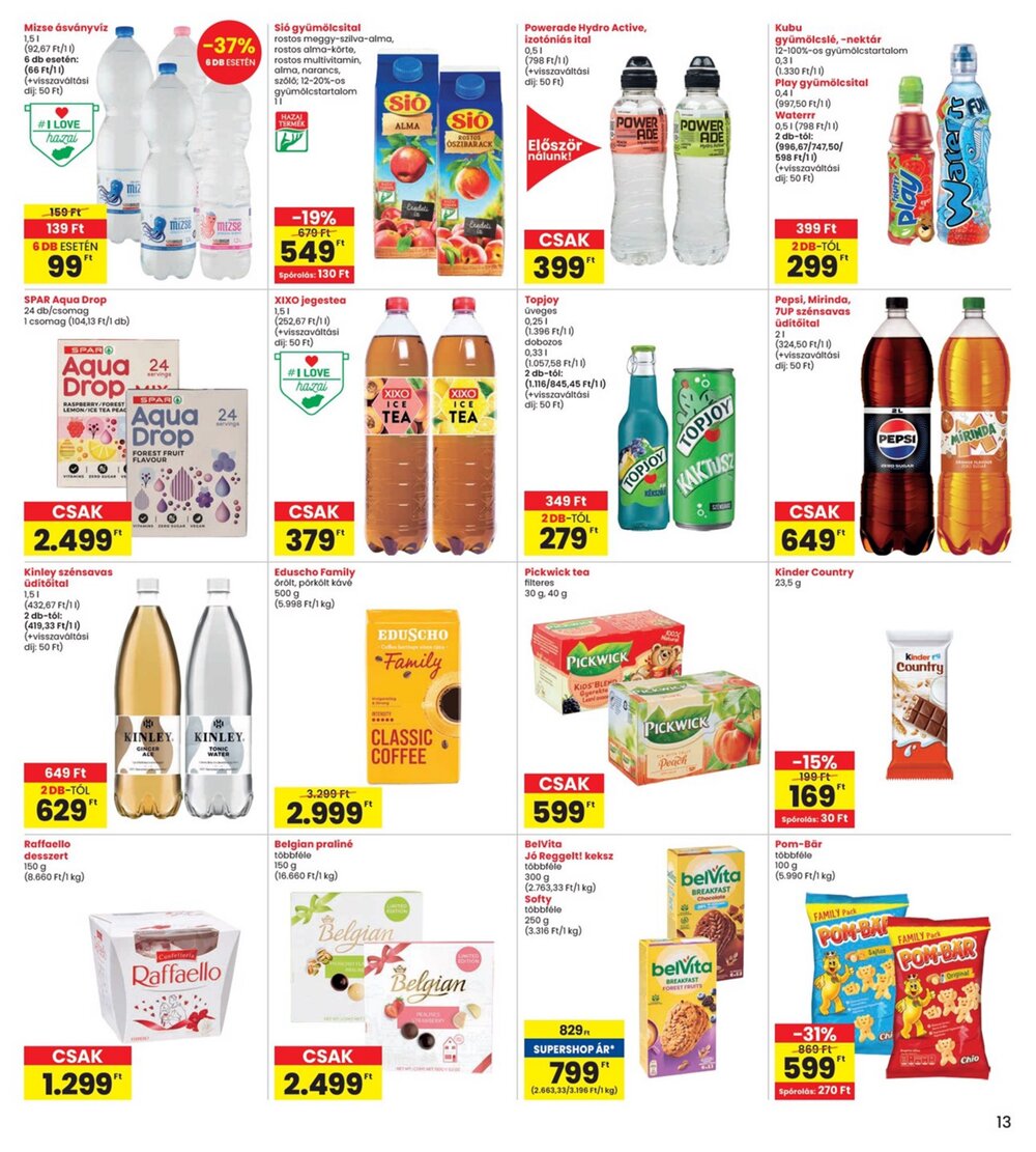 Interspar akciós újság 2026.03.19-től - 13. oldal.