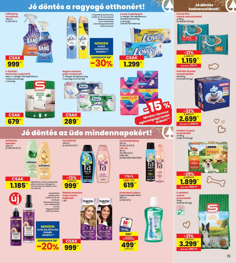 Interspar akciós újság 2026.03.19-től - 15. oldal.