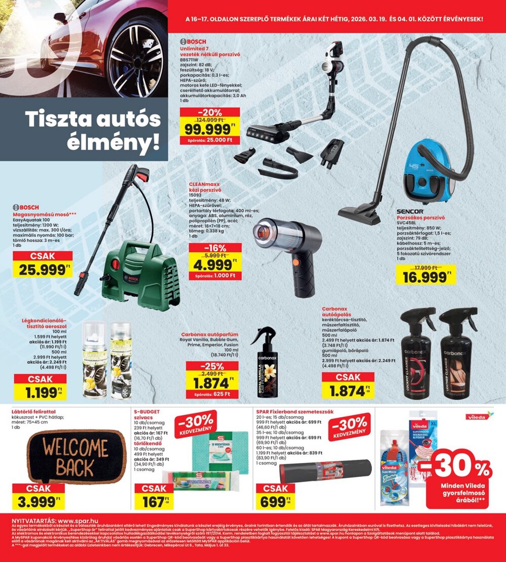 Interspar akciós újság 2026.03.19-től - 16. oldal.