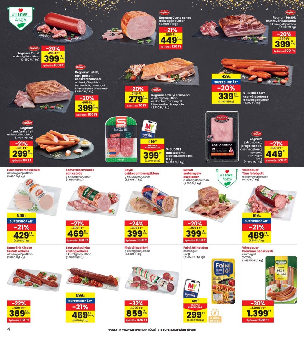 Interspar akciós újság 2026.03.19-től - 4. oldal.