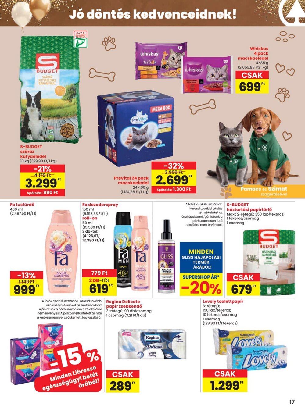 Spar akciós újság 2026.03.19-től - 17. oldal.