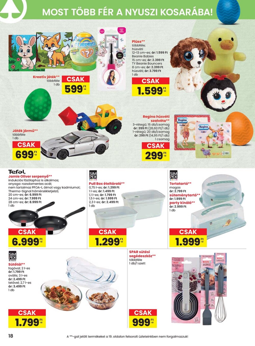 Spar akciós újság 2026.03.19-től - 18. oldal.