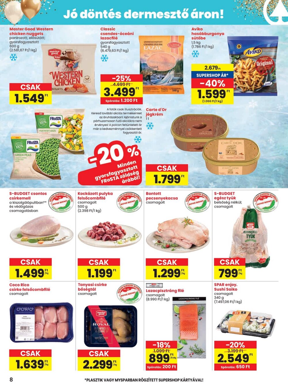 Spar akciós újság 2026.03.19-től - 8. oldal.