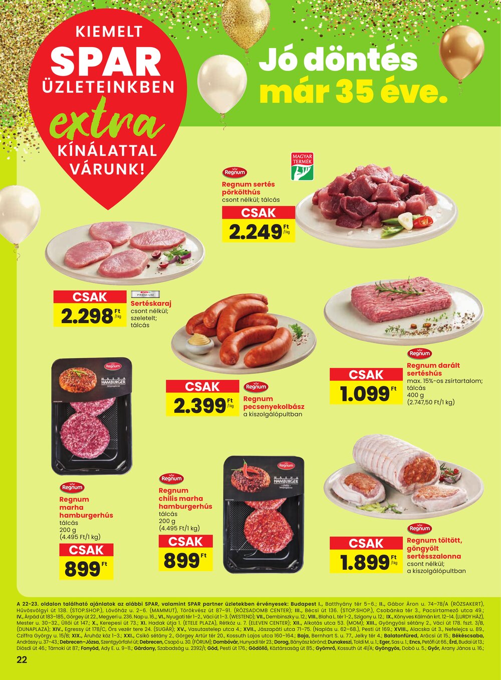 Spar Extra akciós újság 2026.03.19-től - 3. oldal.