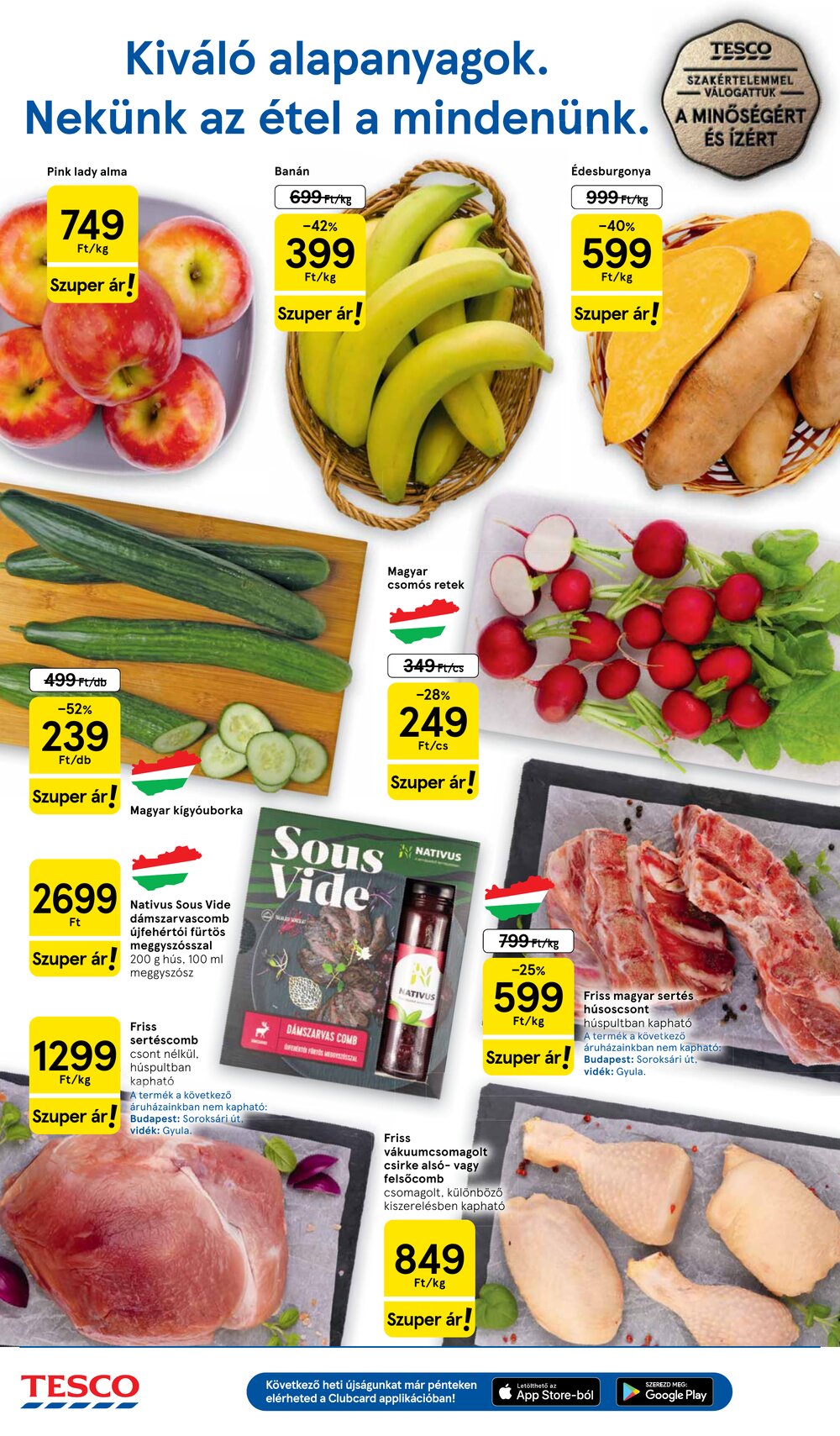 Tesco akciós újság 2026.03.19-től - 2. oldal.