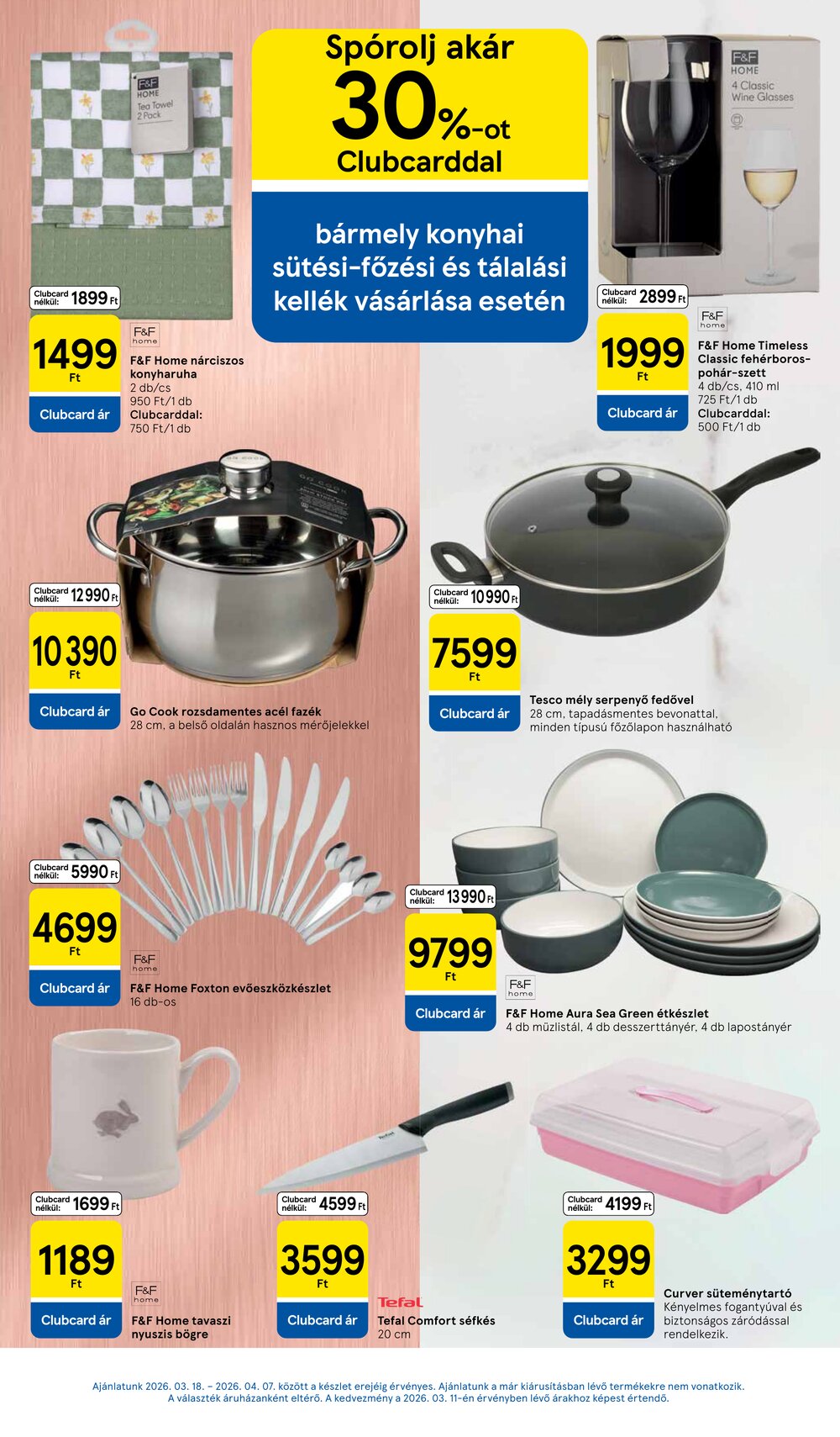 Tesco akciós újság 2026.03.19-től - 31. oldal.