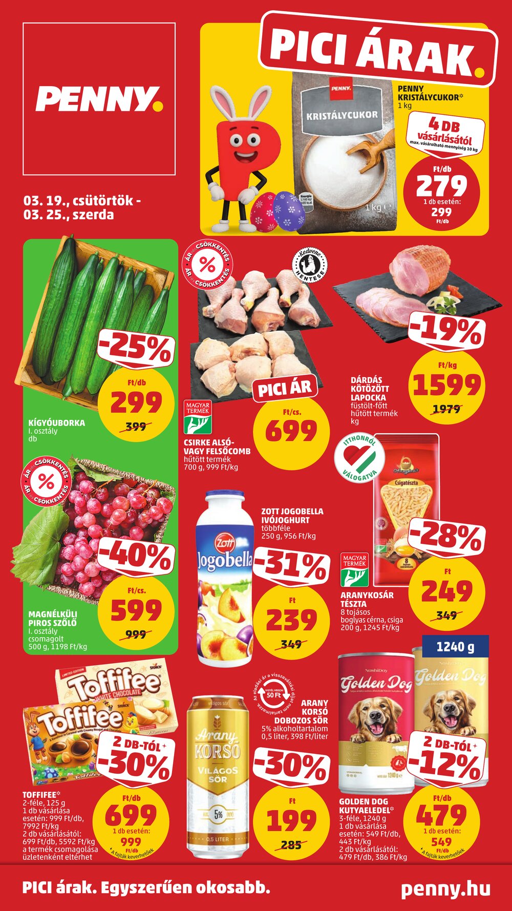 Penny Market akciós újság 2026.03.19-től - 1. oldal.