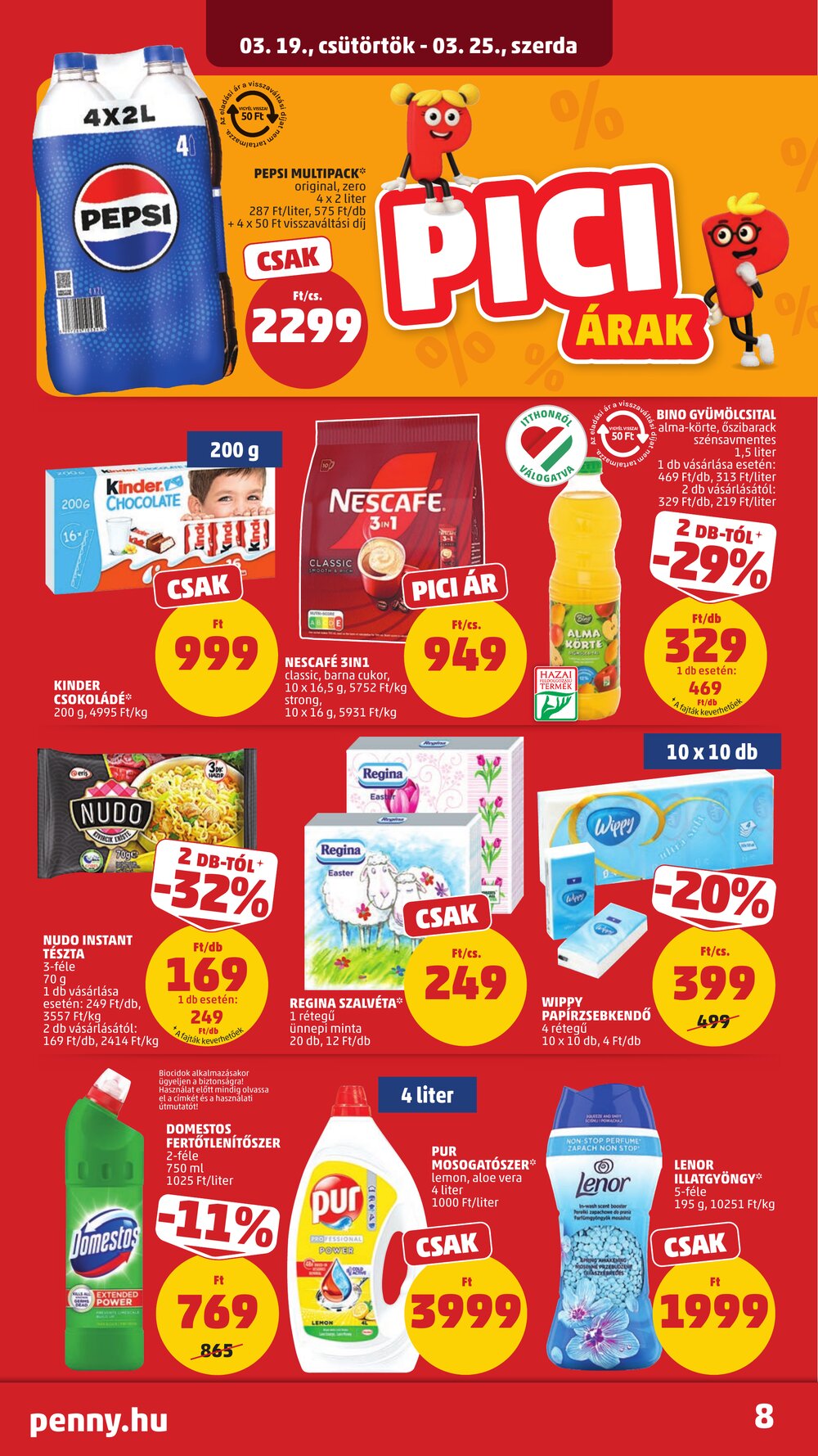 Penny Market akciós újság 2026.03.19-től - 10. oldal.