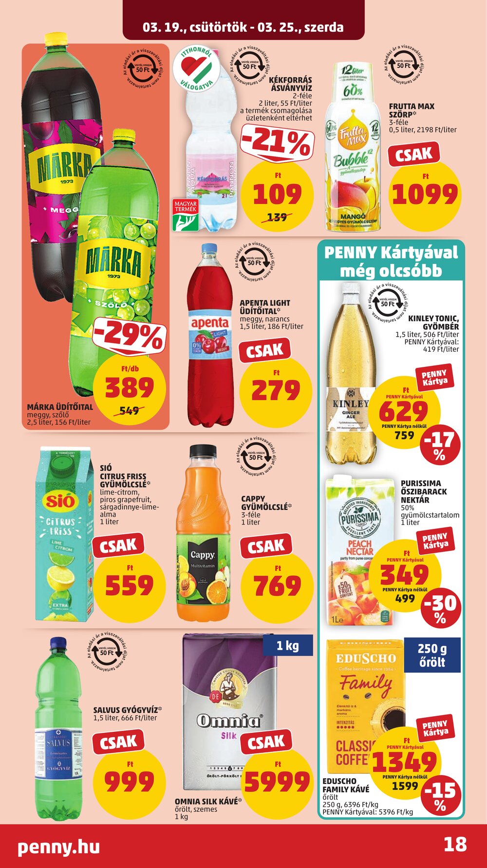 Penny Market akciós újság 2026.03.19-től - 22. oldal.