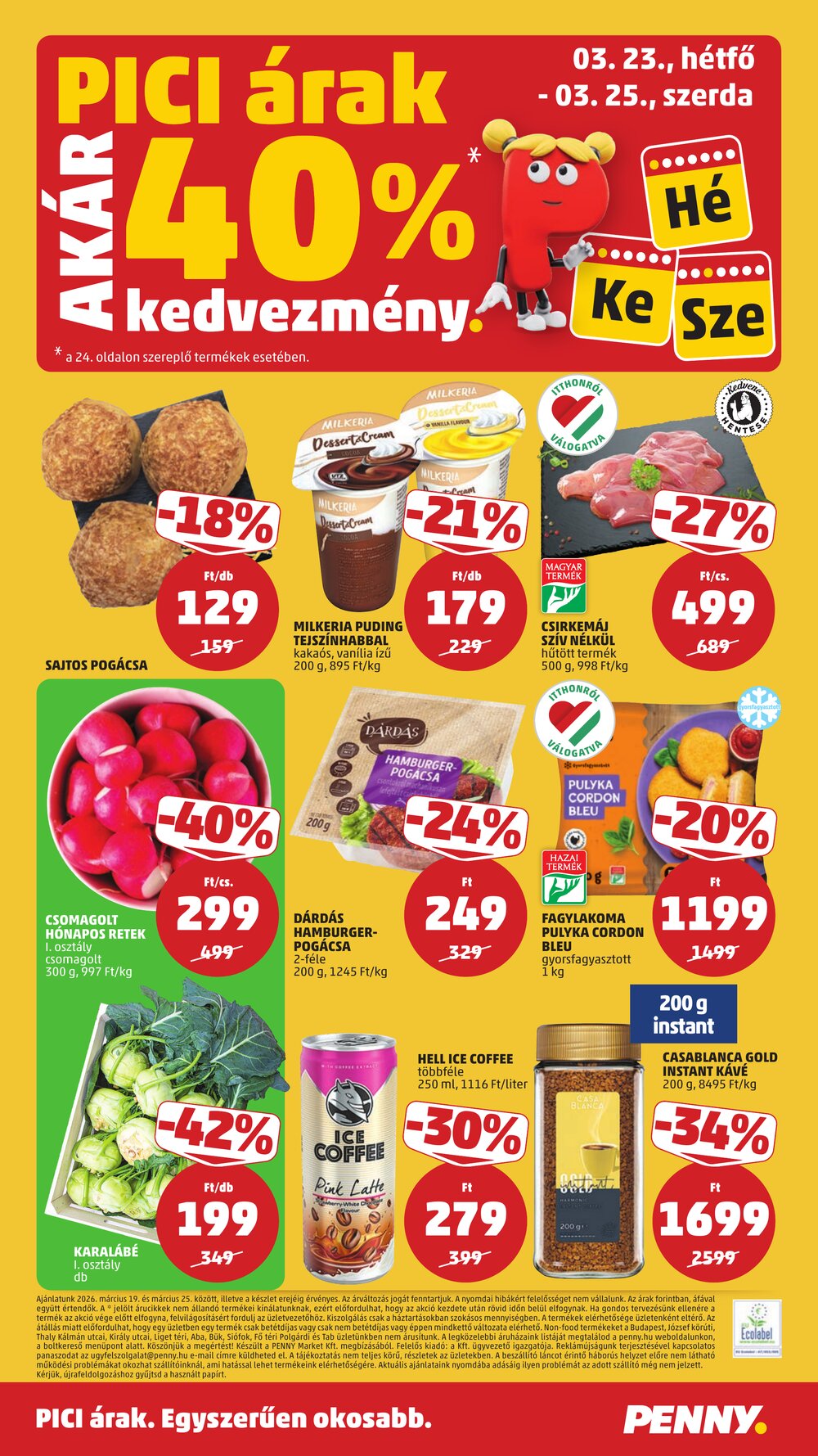 Penny Market akciós újság 2026.03.19-től - 28. oldal.