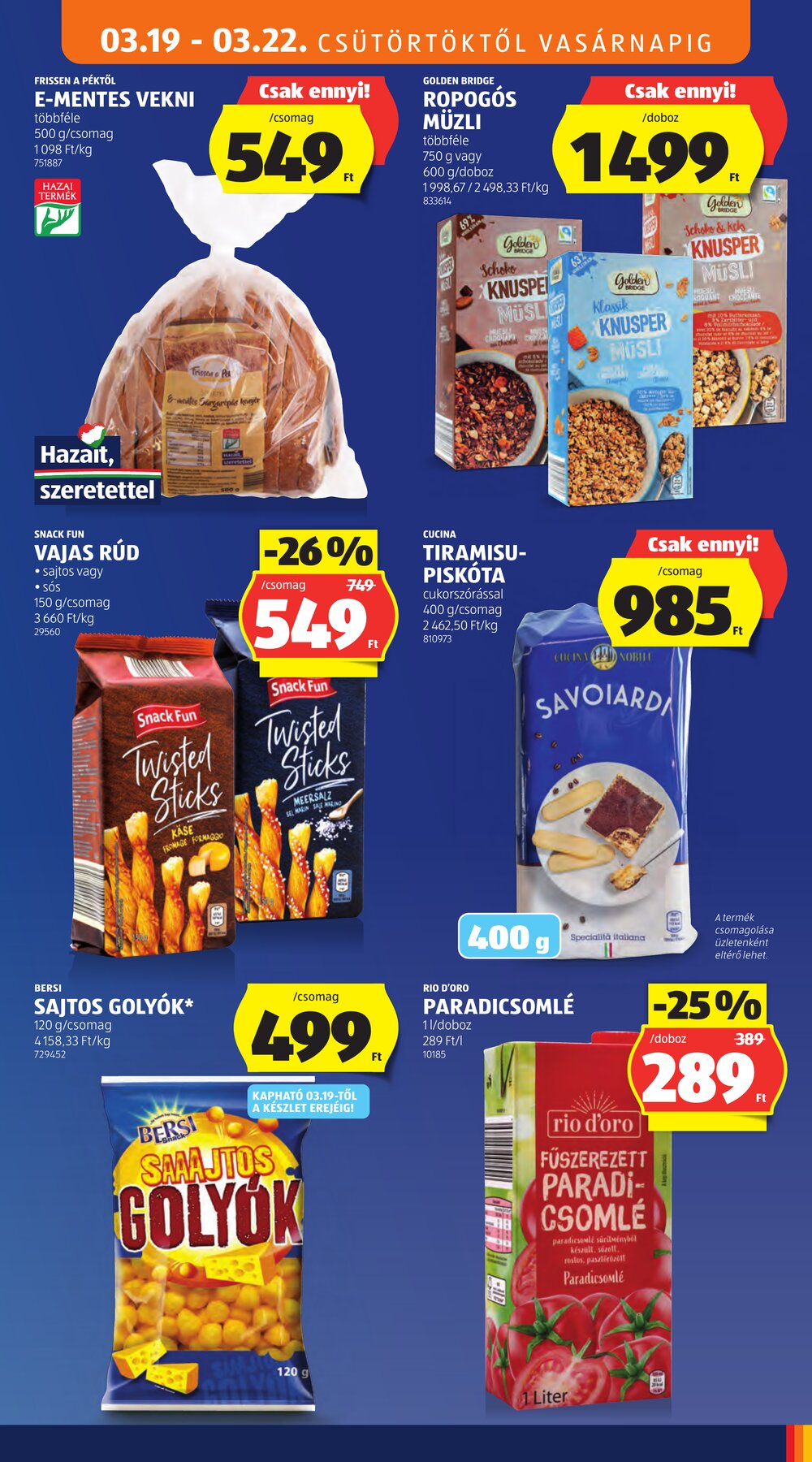 Aldi akciós újság 2026.03.19-től - 33. oldal.