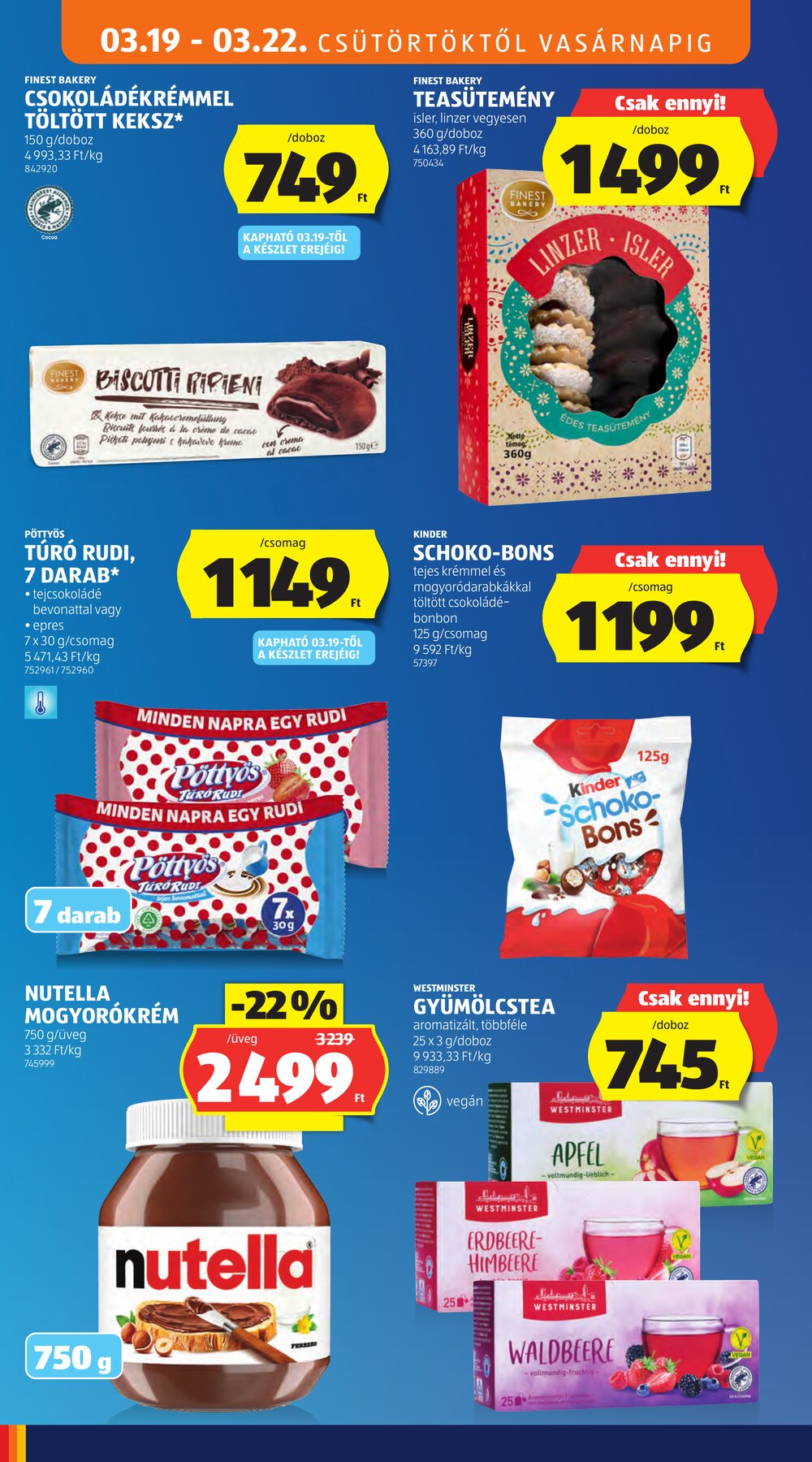 Aldi akciós újság 2026.03.19-től - 34. oldal.