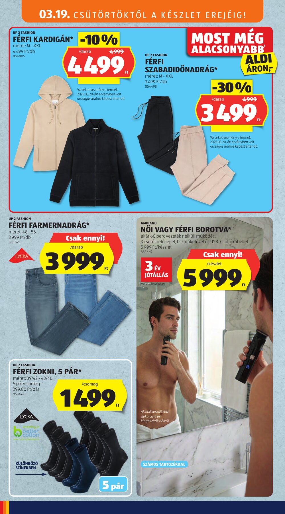 Aldi akciós újság 2026.03.19-től - 4. oldal.