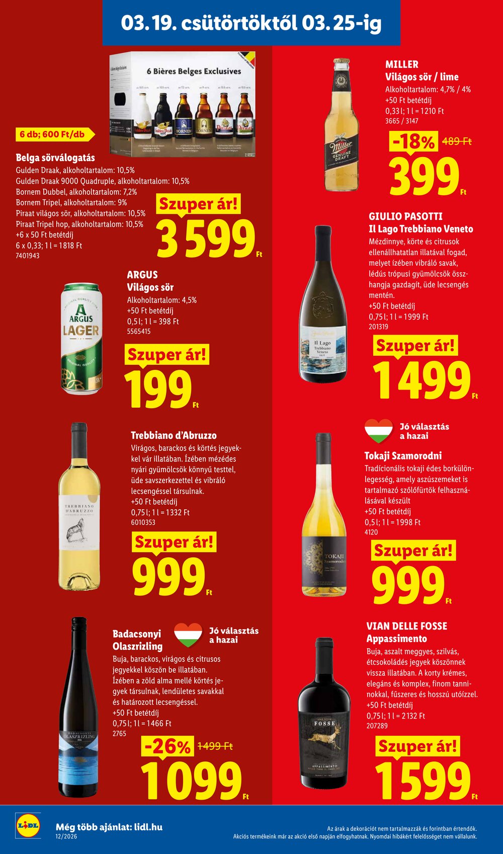 Lidl akciós újság 2026.03.19-től - 12. oldal.