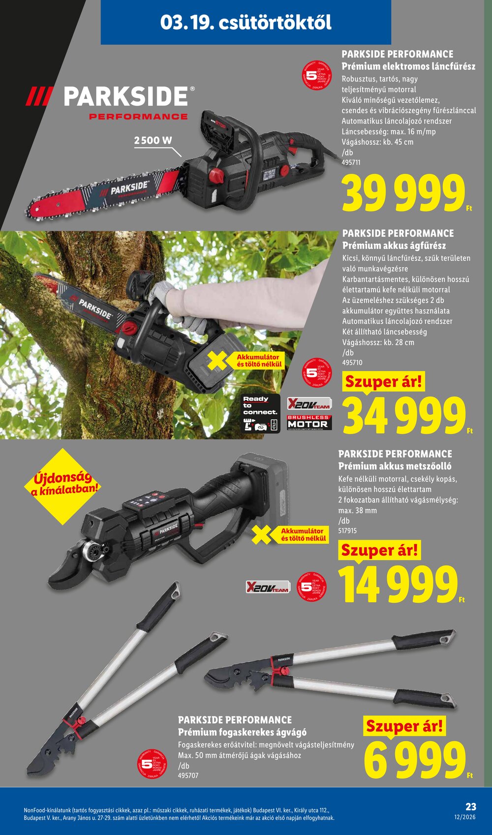 Lidl akciós újság 2026.03.19-től - 23. oldal.