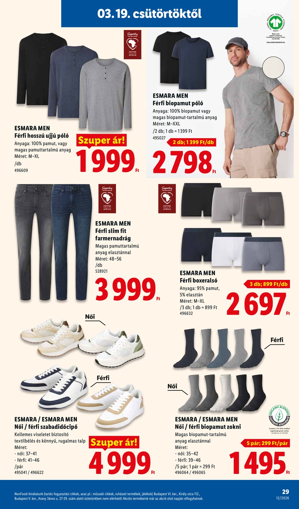 Lidl akciós újság 2026.03.19-től - 29. oldal.