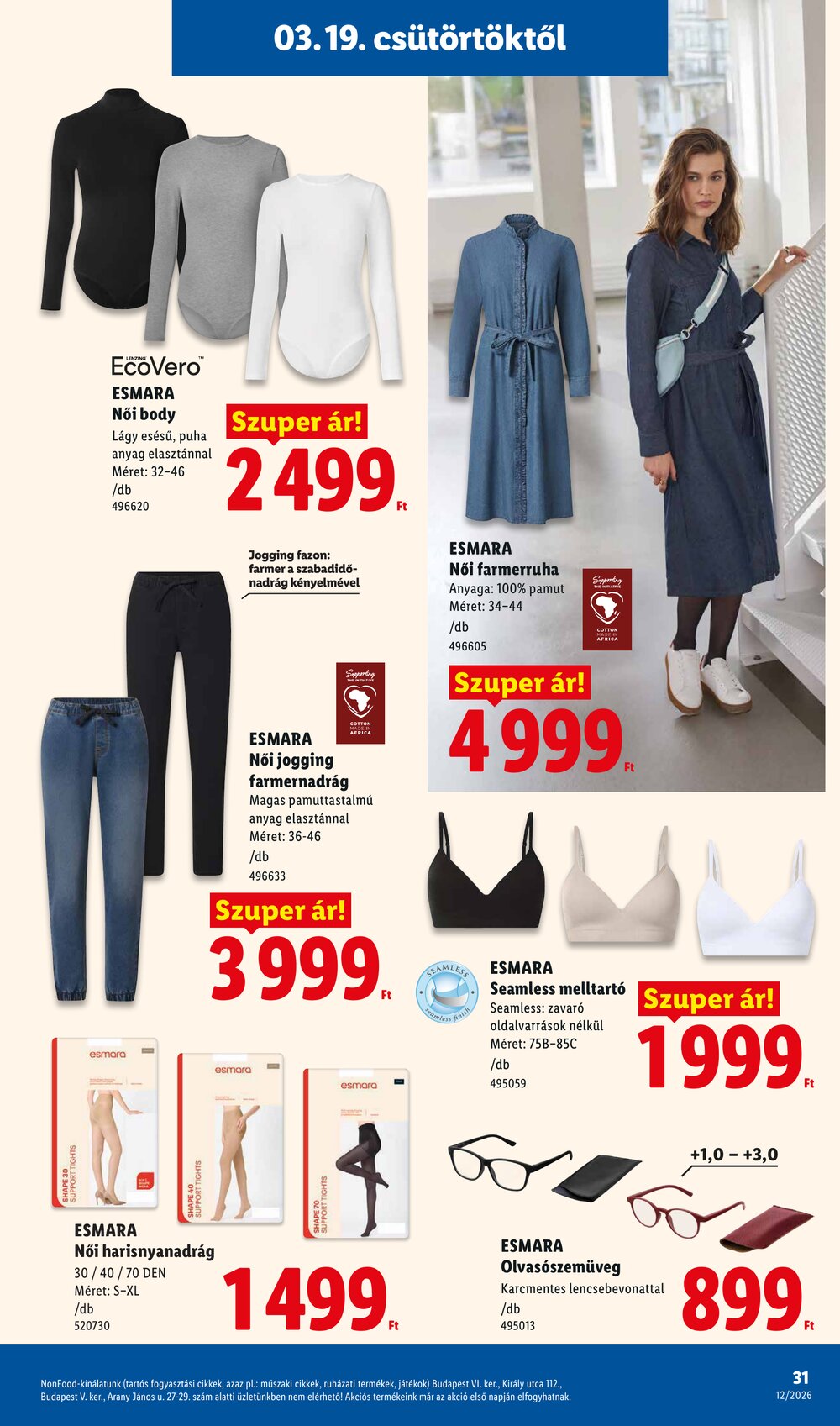 Lidl akciós újság 2026.03.19-től - 31. oldal.