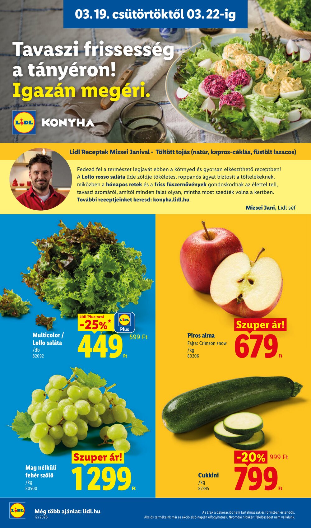 Lidl akciós újság 2026.03.19-től - 4. oldal.
