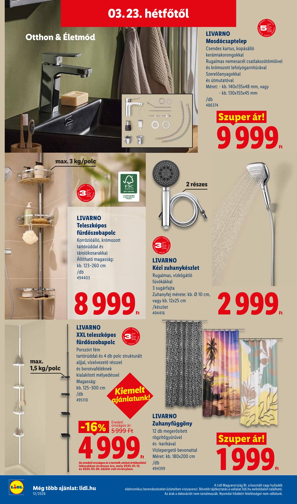 Lidl akciós újság 2026.03.19-től - 40. oldal.