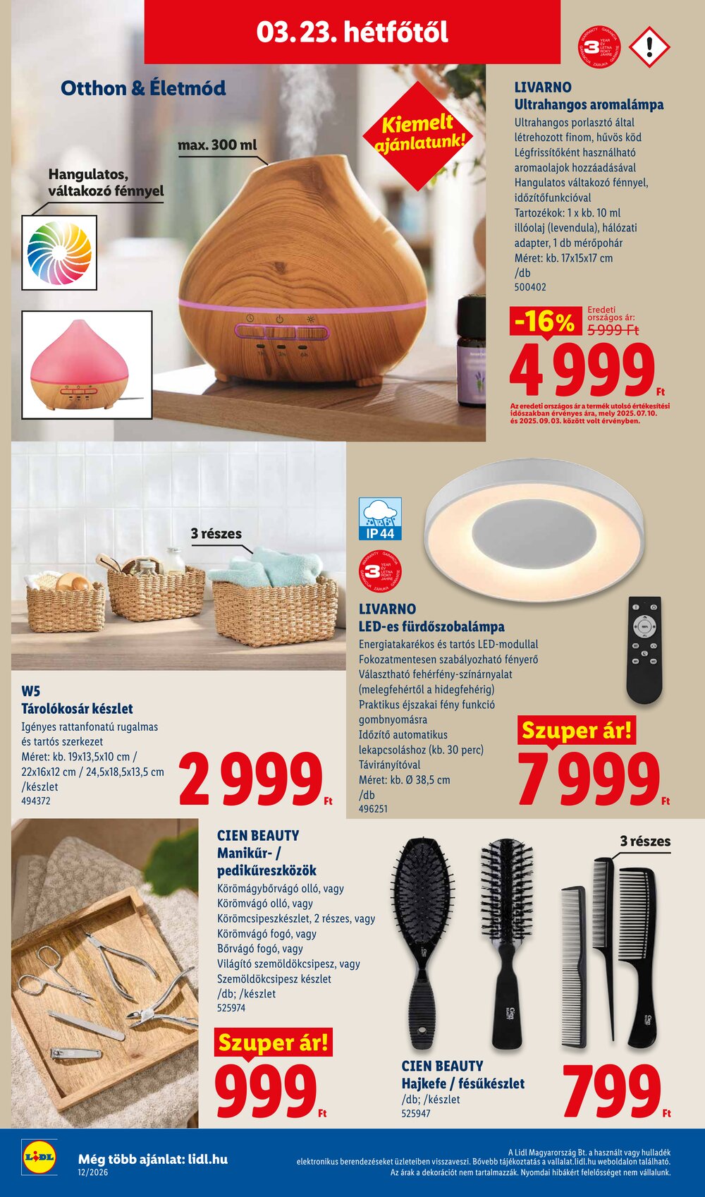 Lidl akciós újság 2026.03.19-től - 42. oldal.