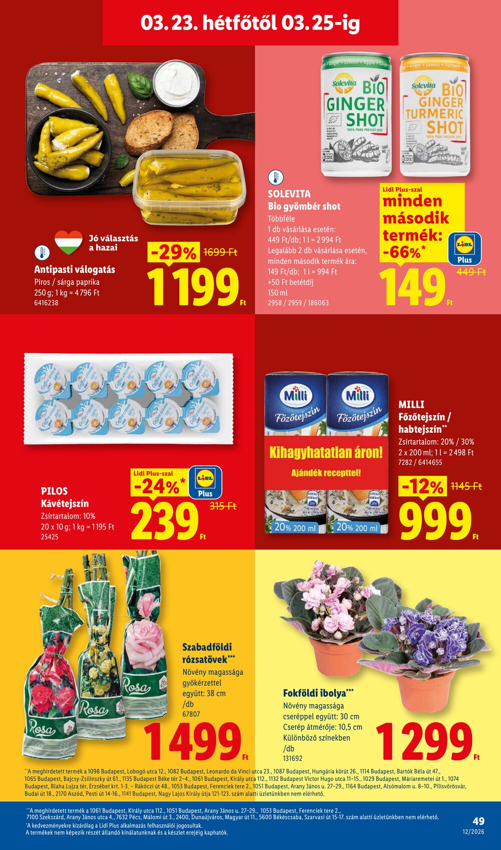 Lidl akciós újság 2026.03.19-től - 49. oldal.