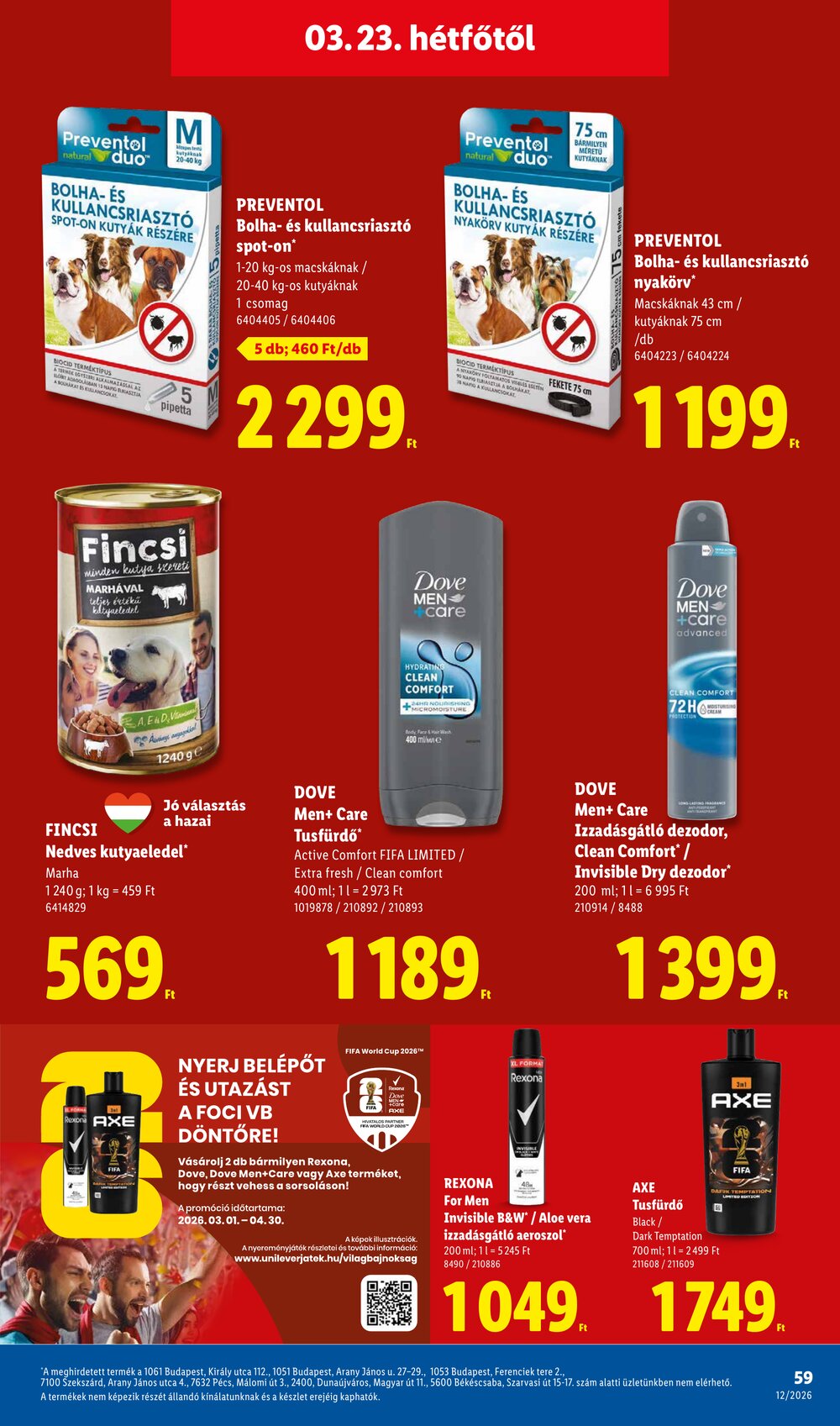 Lidl akciós újság 2026.03.19-től - 59. oldal.