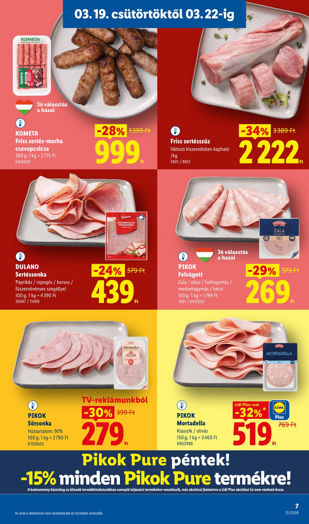 Lidl akciós újság 2026.03.19-től - 7. oldal.