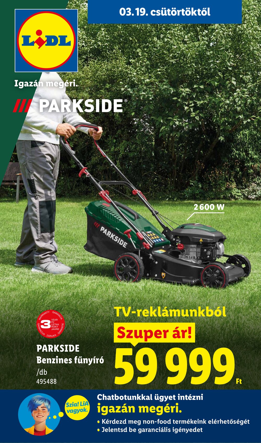 Lidl akciós újság 2026.03.19-től - 1. oldal.