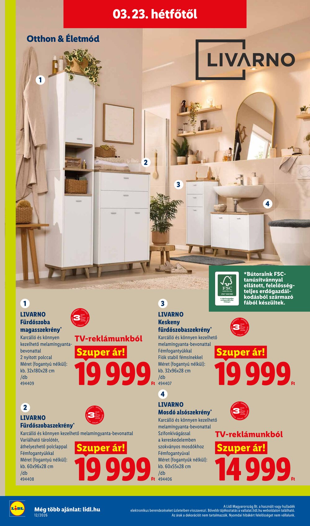 Lidl akciós újság 2026.03.19-től - 14. oldal.