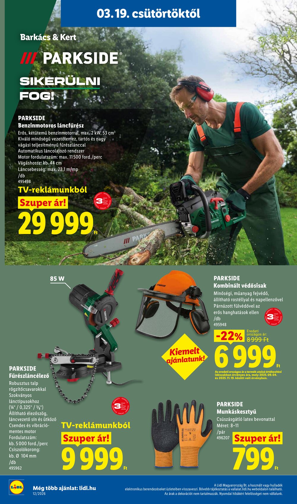 Lidl akciós újság 2026.03.19-től - 2. oldal.